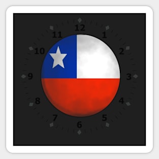 chile clock Sticker